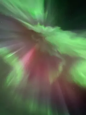 Aurora borealis in iceland